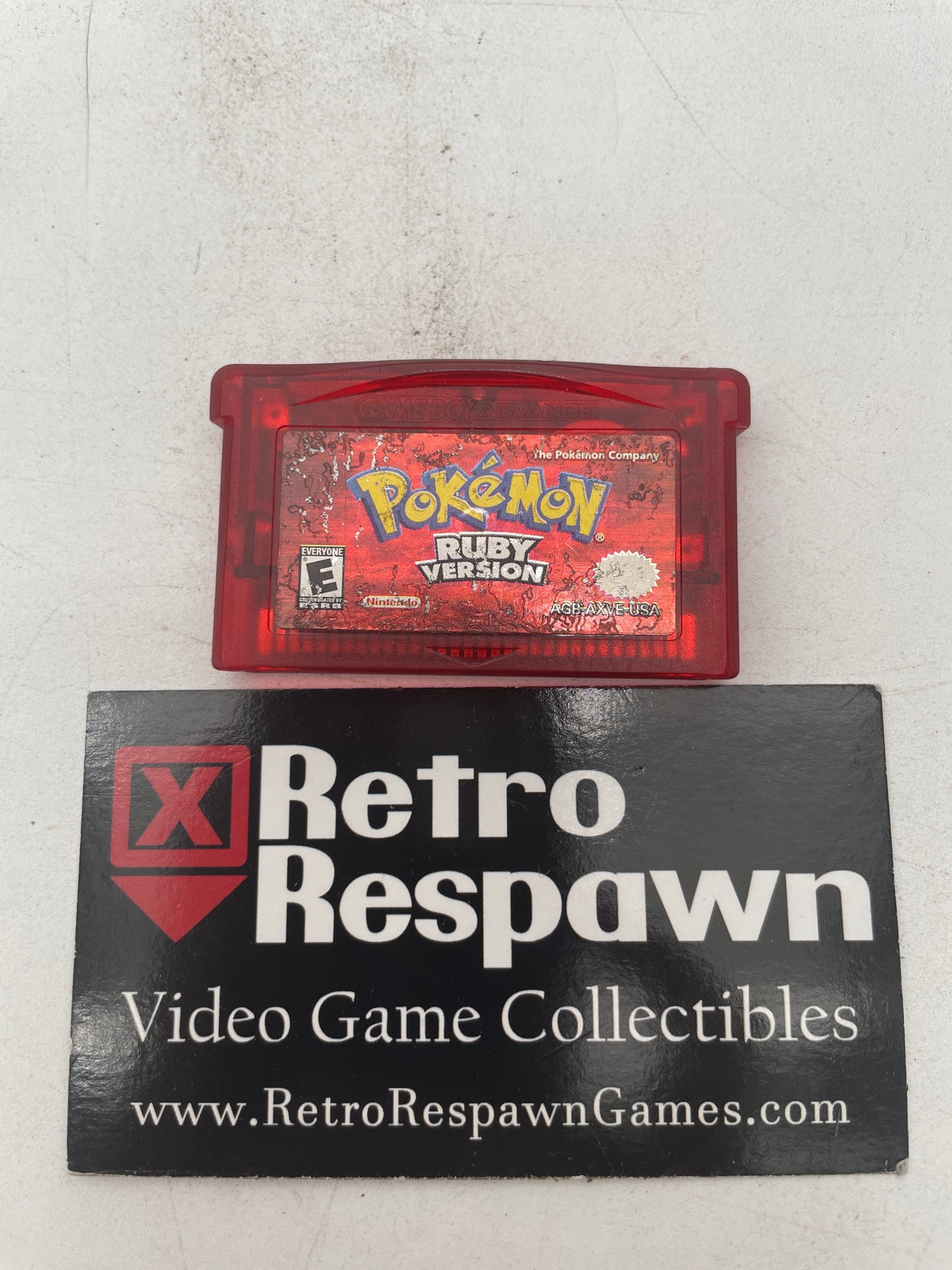 Worn Label Pokemon Ruby - GameBoy Advance (Game Only)