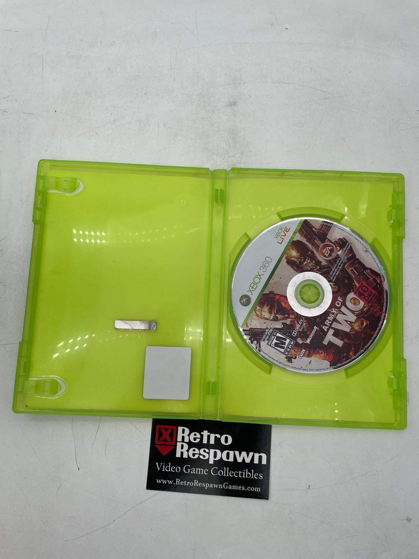 Army of Two: The 40th Day - Xbox 360 (Missing Manual)