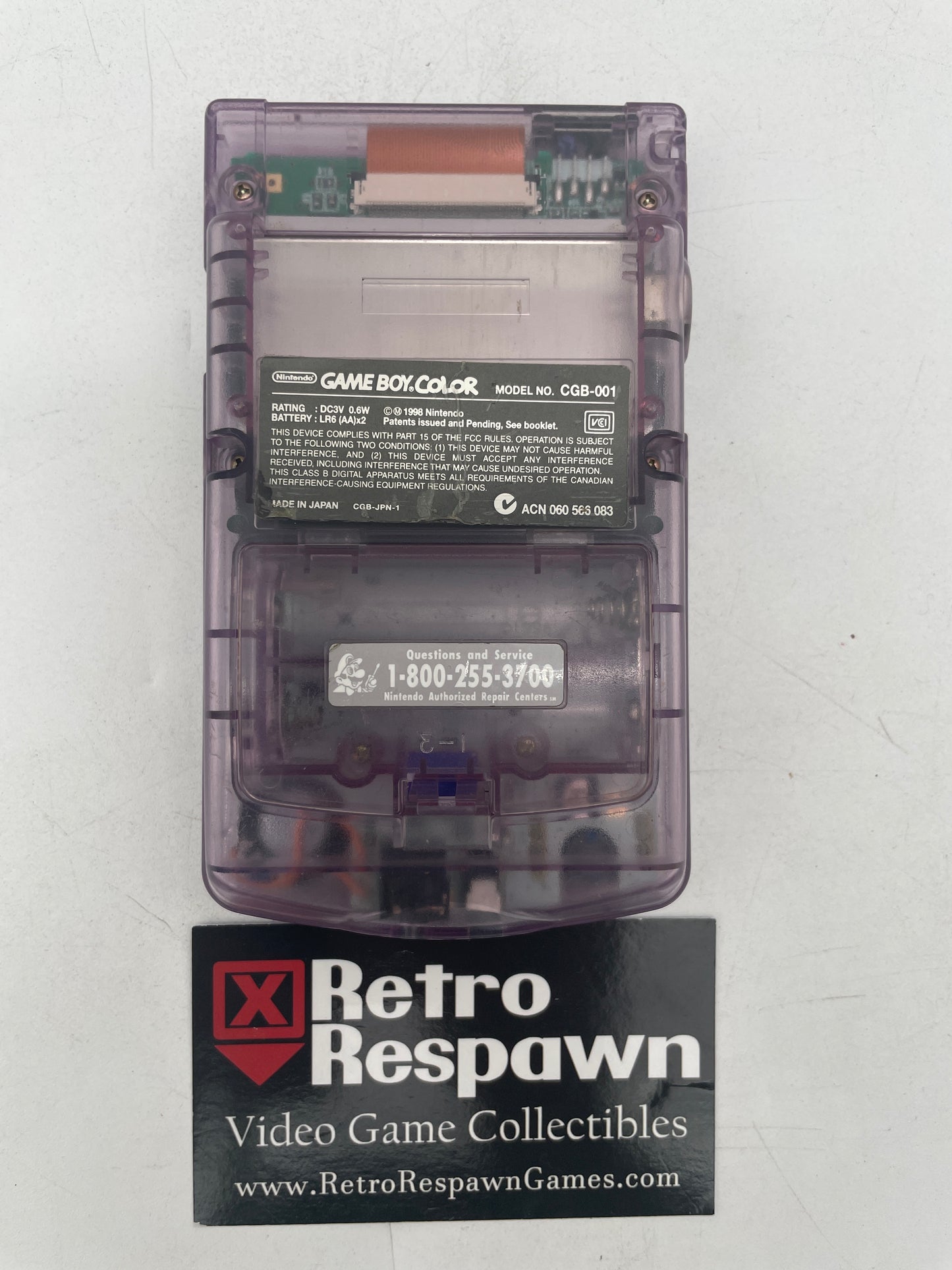 Clear purple Gameboy Color - Gameboy (Console Only)