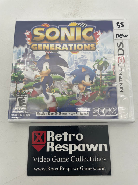 Sonic Generations - Nintendo 3DS (Sealed)