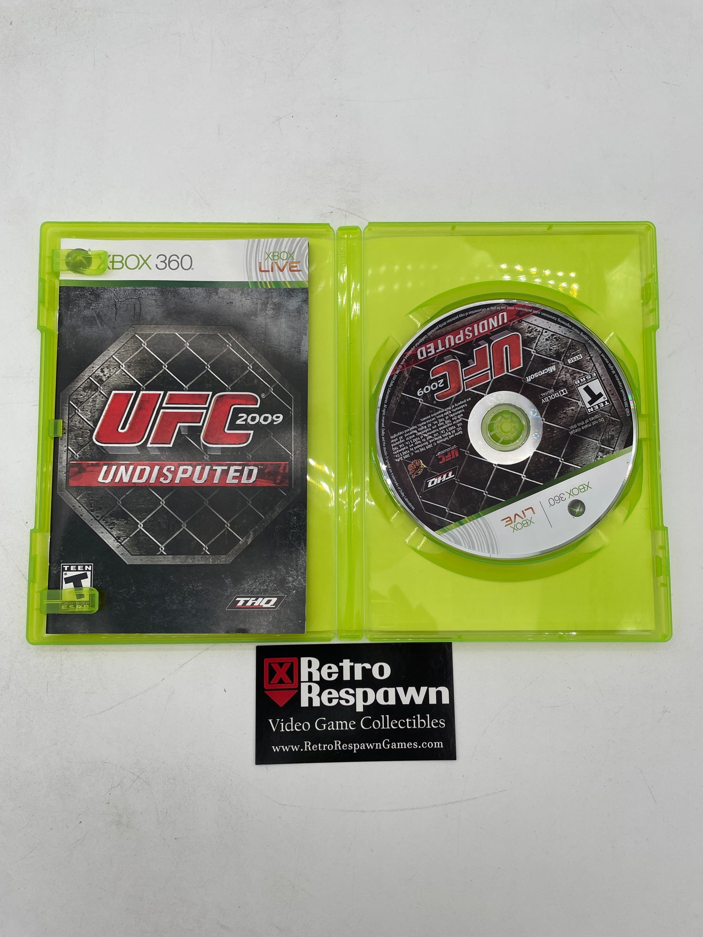 UFC 2009 Undisputed - Xbox 360 (Complete)