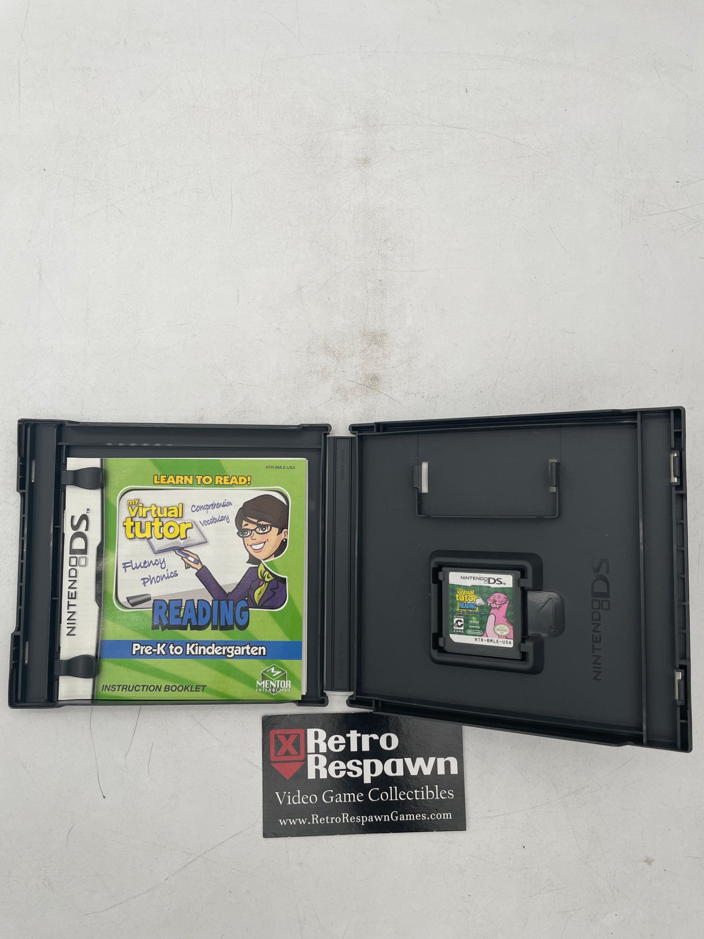 My Virtual Tutor Reading Adventure: Pre-K to Kindergarten - Nintendo DS (Complete)