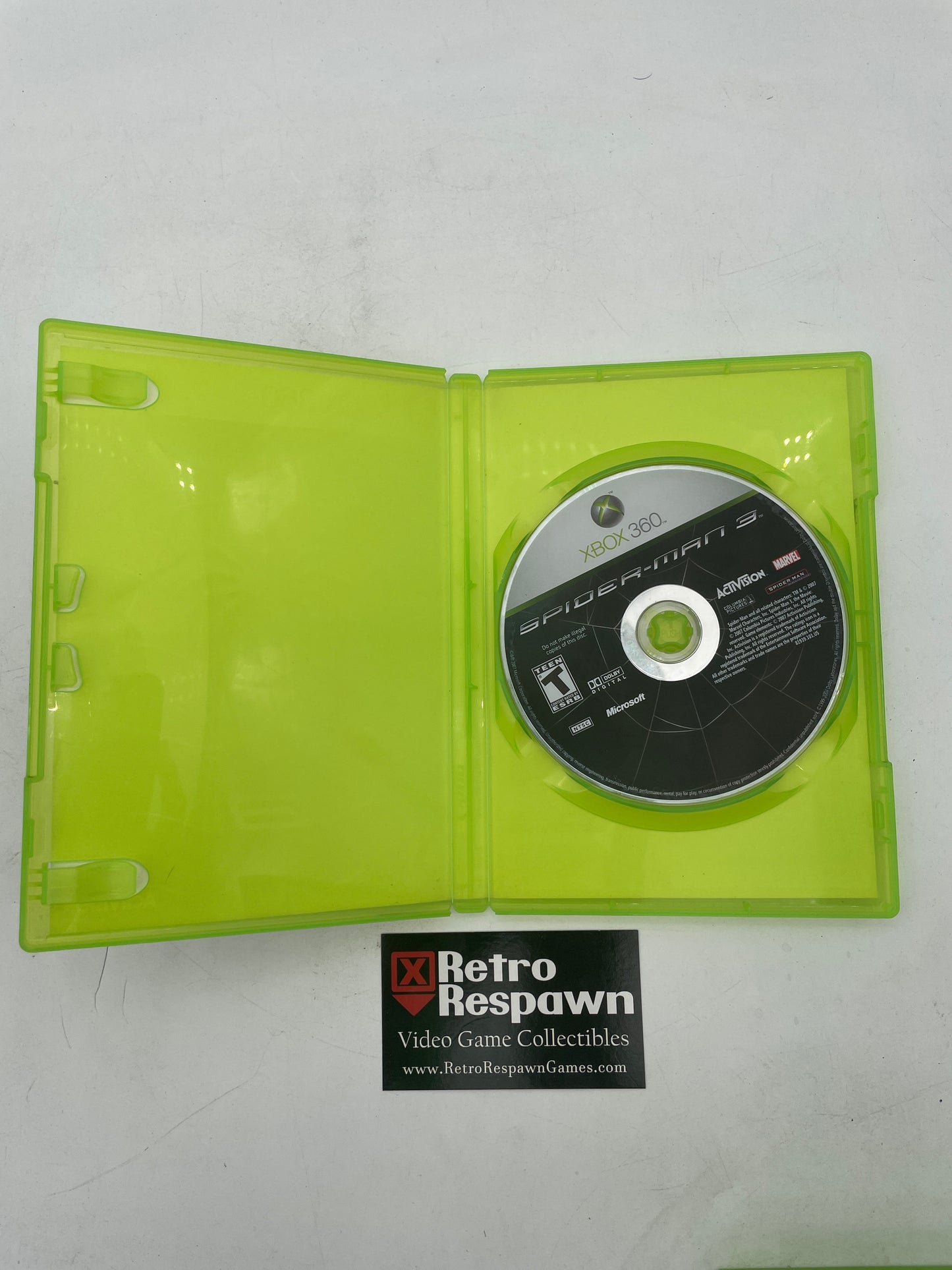 Spiderman 3 - Xbox 360 (Missing Manual)