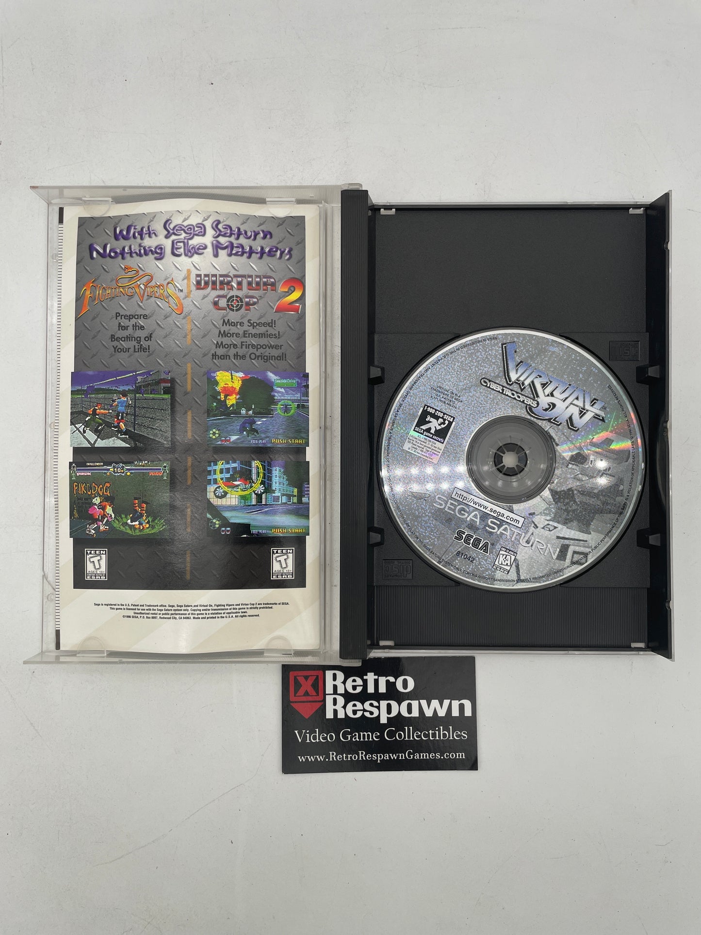 Virtual-On Cyber Troopers - Sega Saturn (Complete)