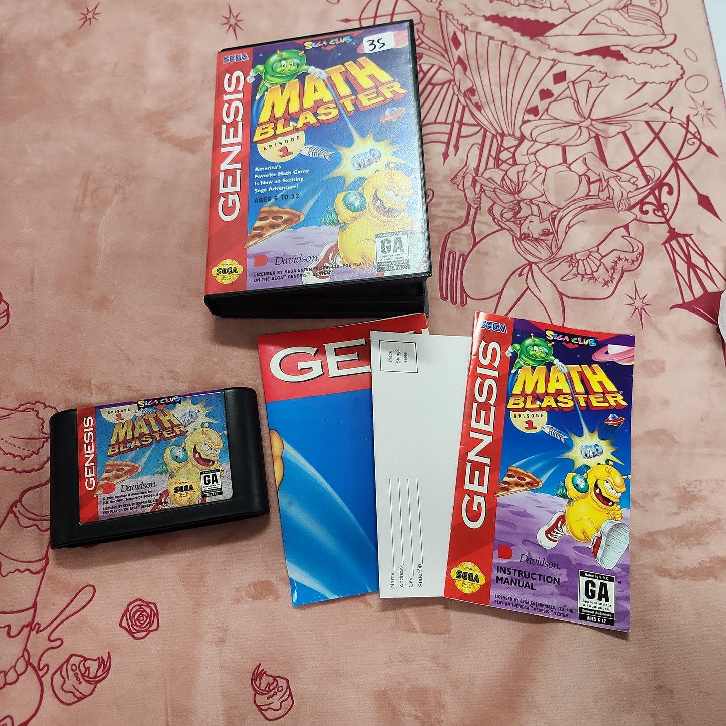 Math Blaster: Episode 1 - Sega Genesis (Complete)