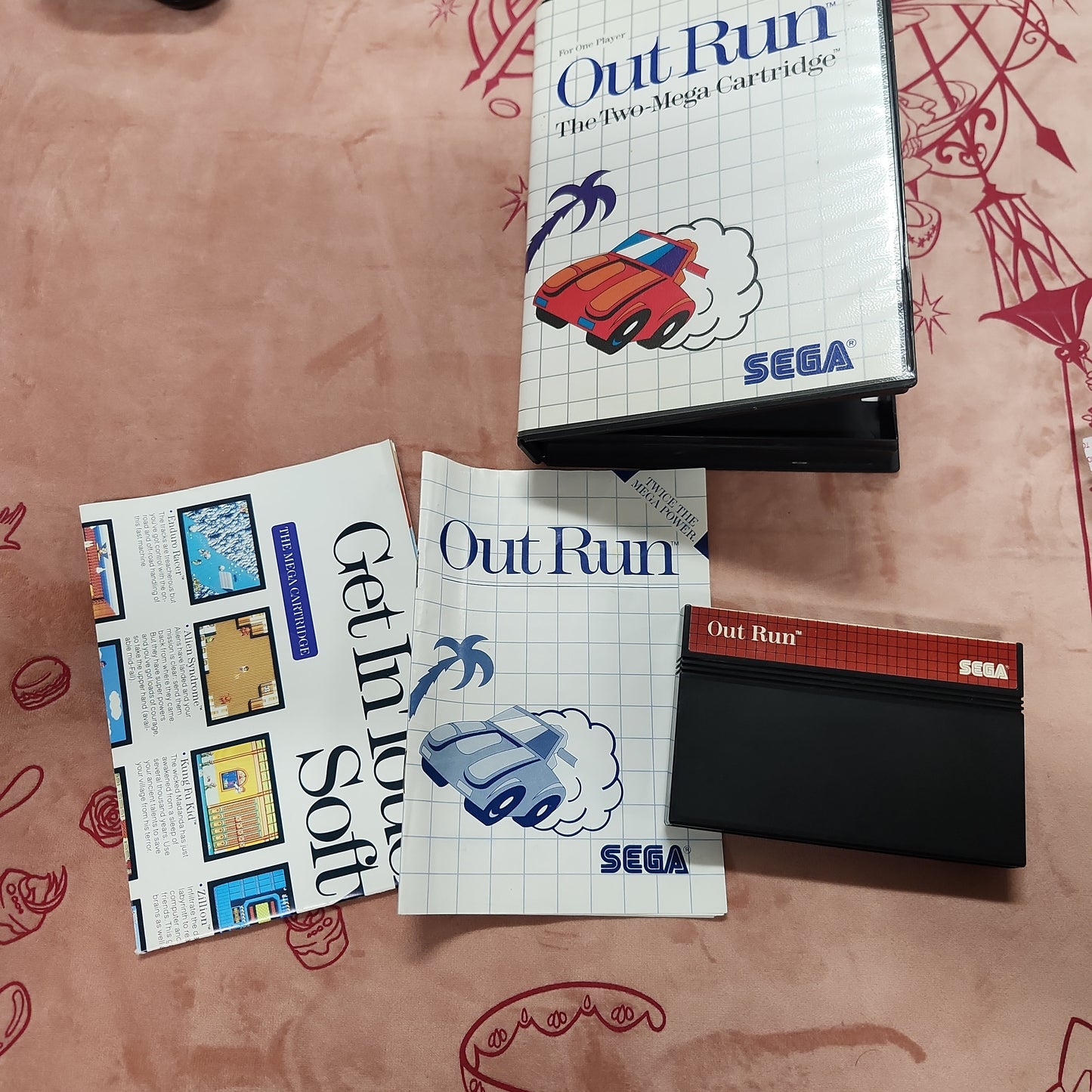 Out Run: The Two Mega-Cartridge - Sega Master System (Complete)