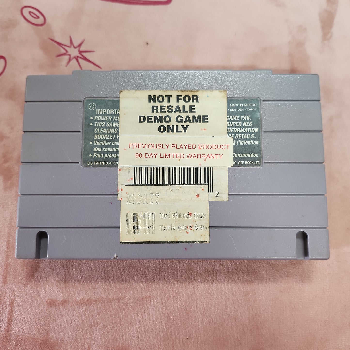 Tetris Attack (Not For Resale Variant) - SNES