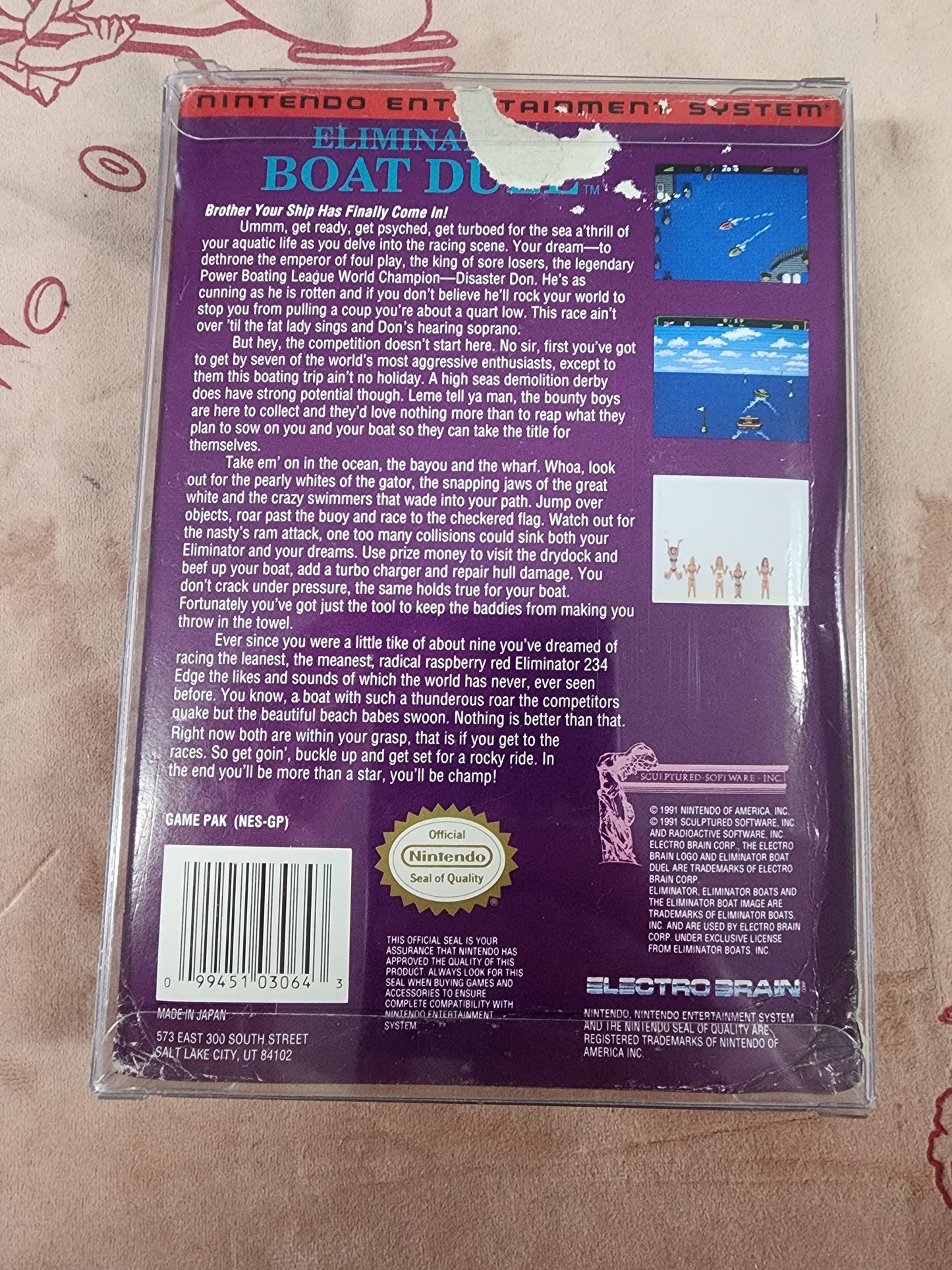 Eliminator Boat Duel - Nintendo Entertainment System (NES) (Complete)