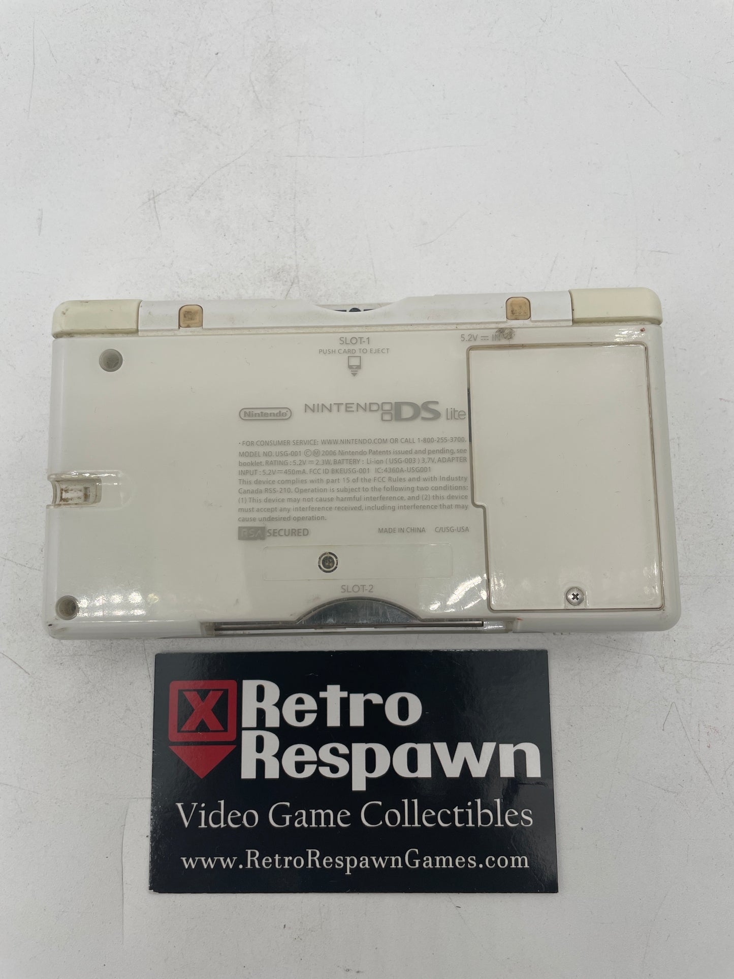 White Nintendo DS Lite - Nintendo DS (Console + Charger)