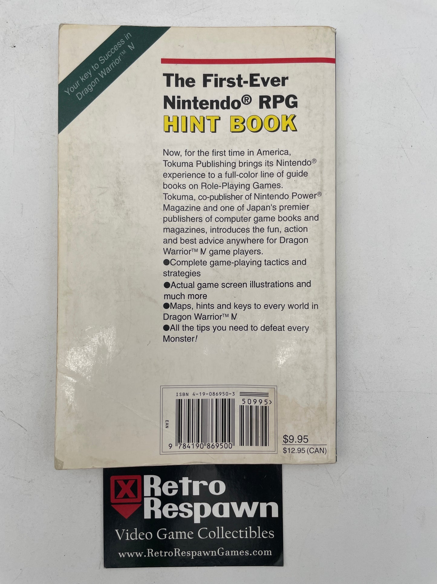 Dragon Warrior IV Hint Book -Tokuma RPG Strategy Guide Series