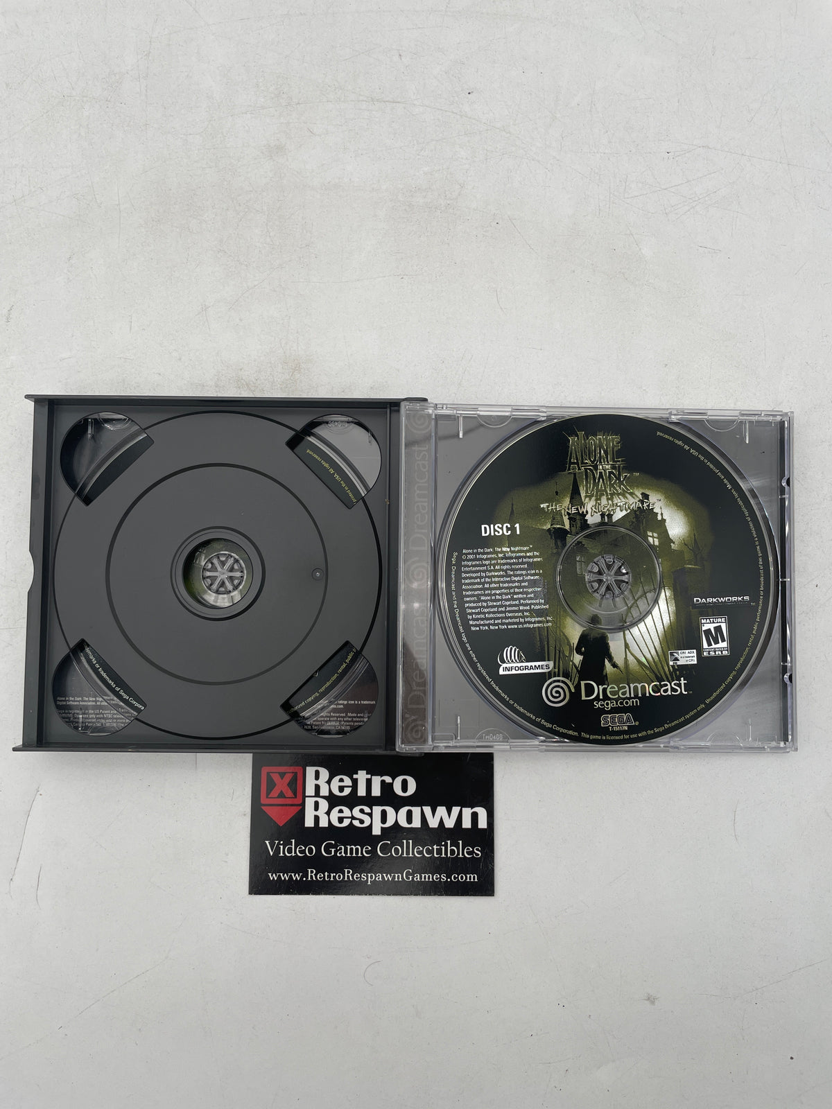 Alone In The Dark The New Nightmare - Sega Dreamcast (Missing Manual)