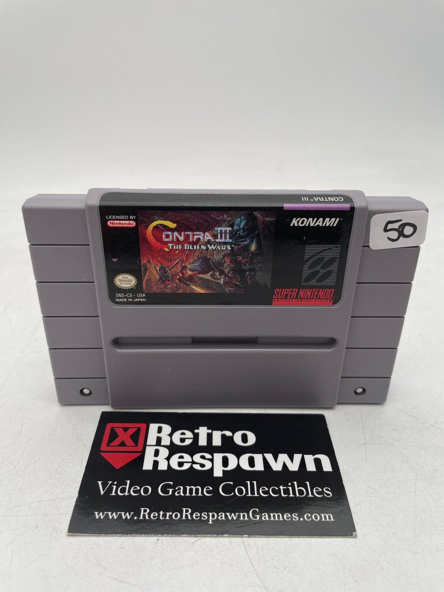 Contra III The Alien Wars - Super Nintendo (Game Only)