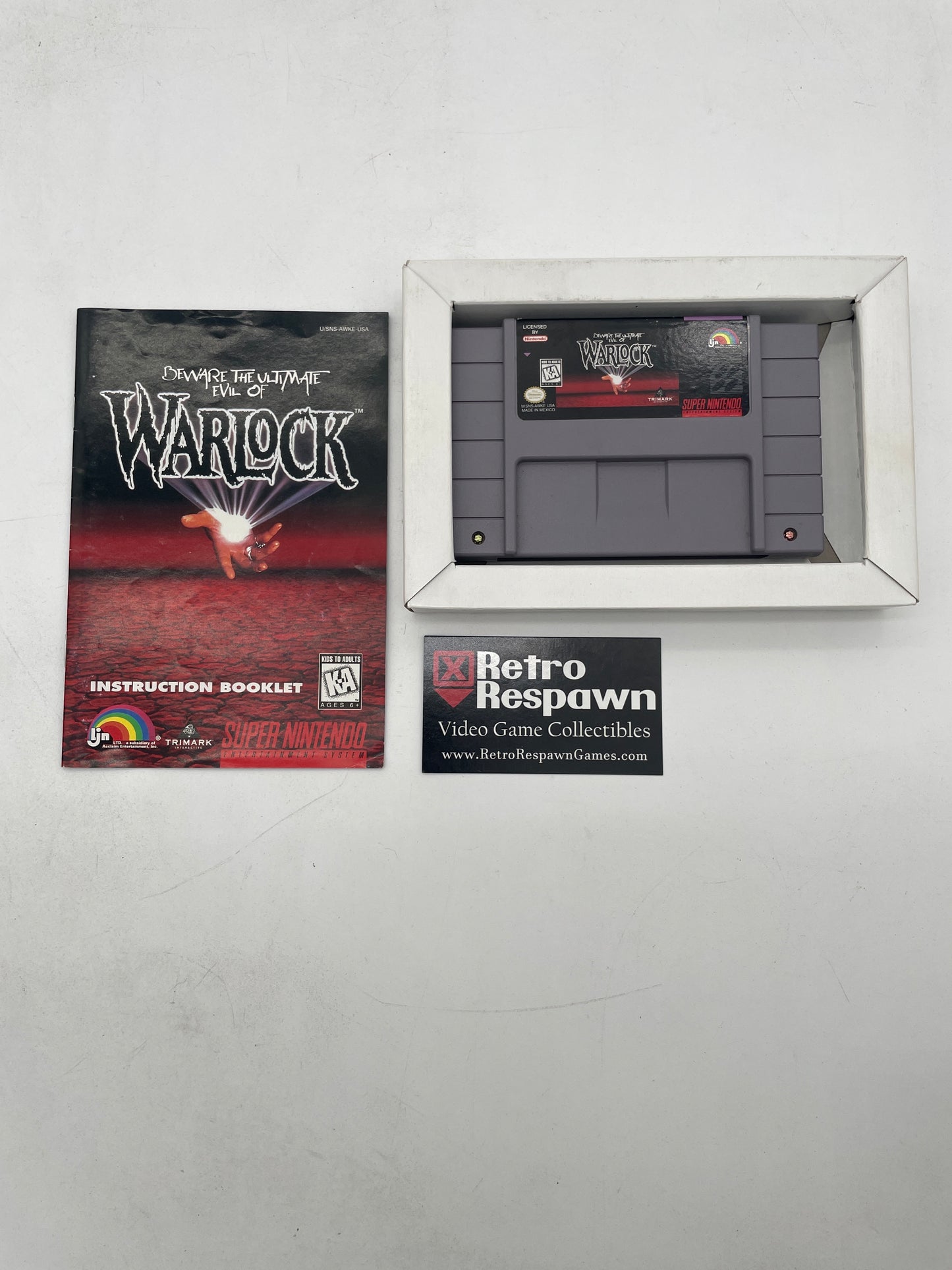 Warlock - Super Nintendo (Complete)