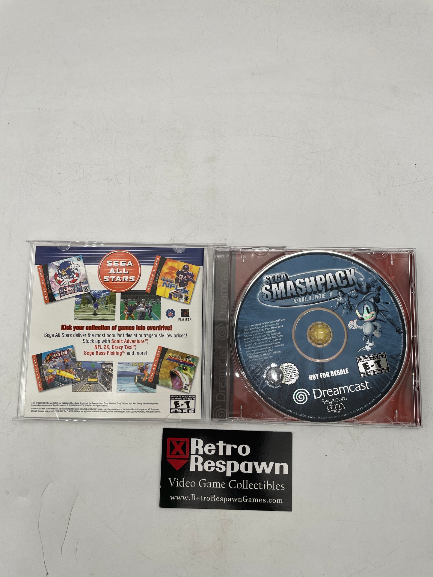 Sega Smash Pack Volume 1 - Sega Dreamcast (Complete)