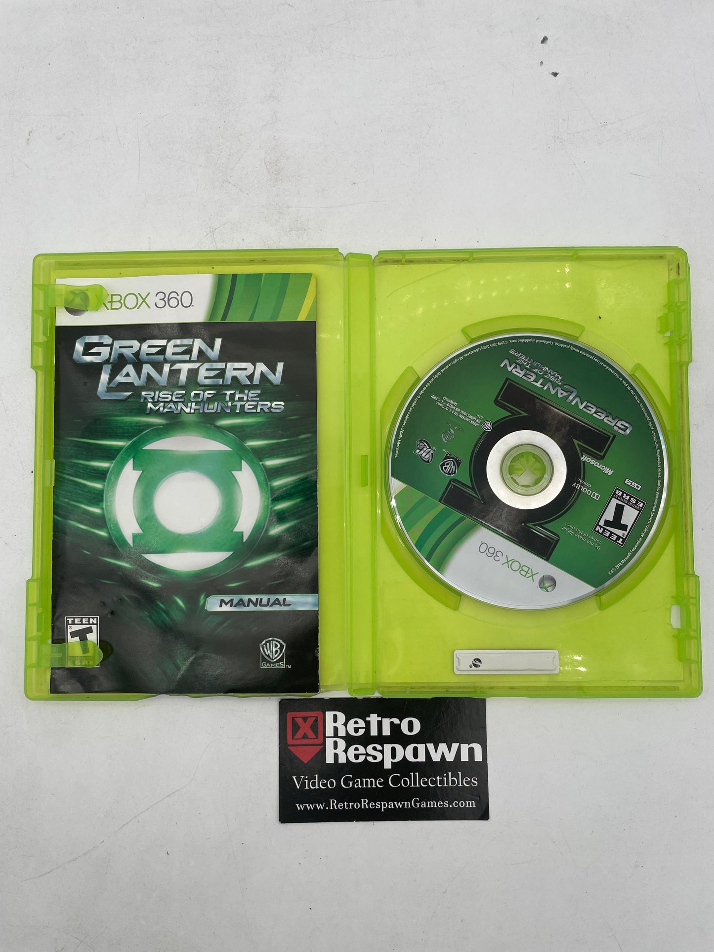 Green Lantern: Rise of the Manhunters - Xbox 360 (Complete)