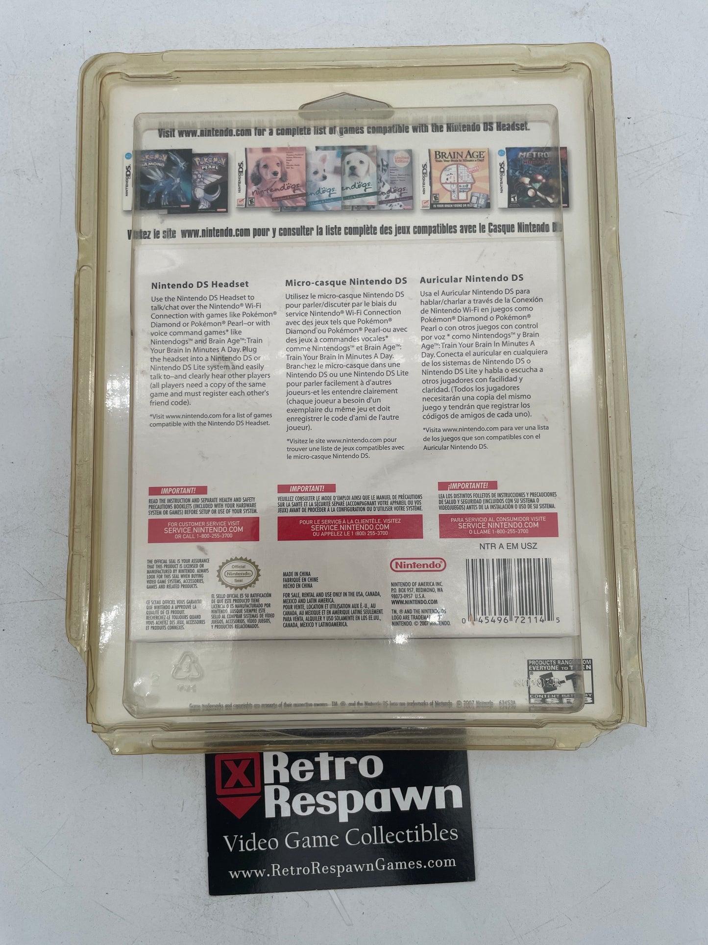Nintendo DS Headset - Nintendo DS (Sealed)
