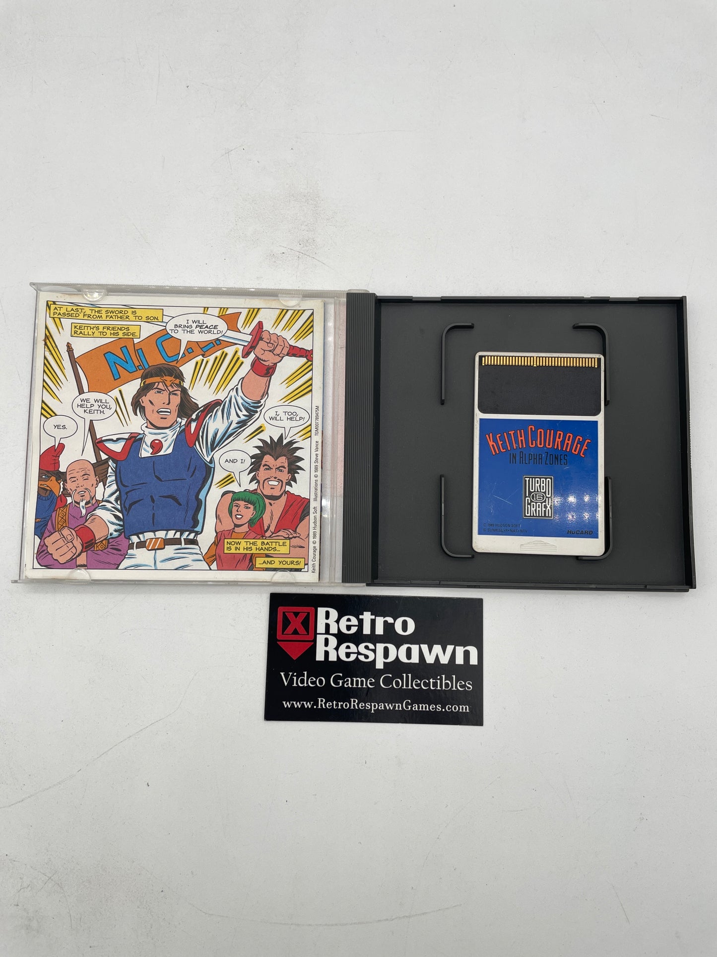 Keith Courage in Alpha Zones - TurboGrafx-16 (Complete)