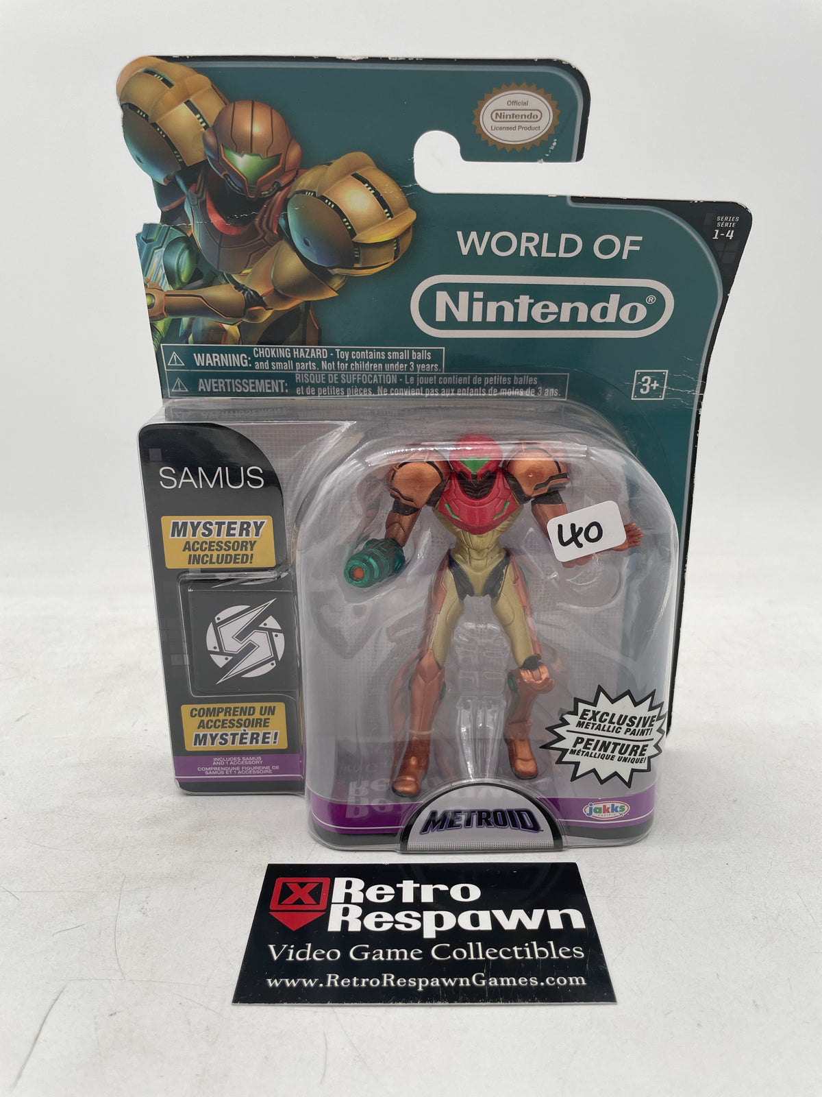 Samus World of Nintendo Figure (Sealed)