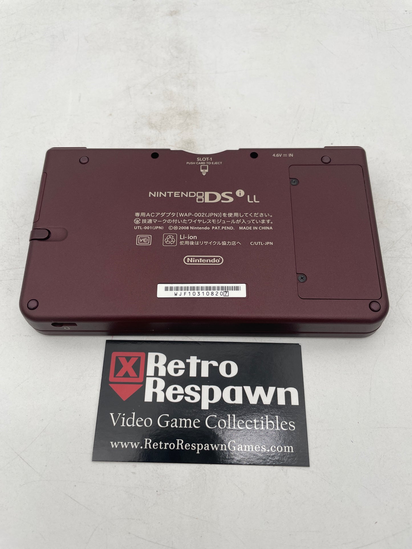Modded Nintendo DSi LL Wine Red - JP Nintendo DS (Console+Charger)