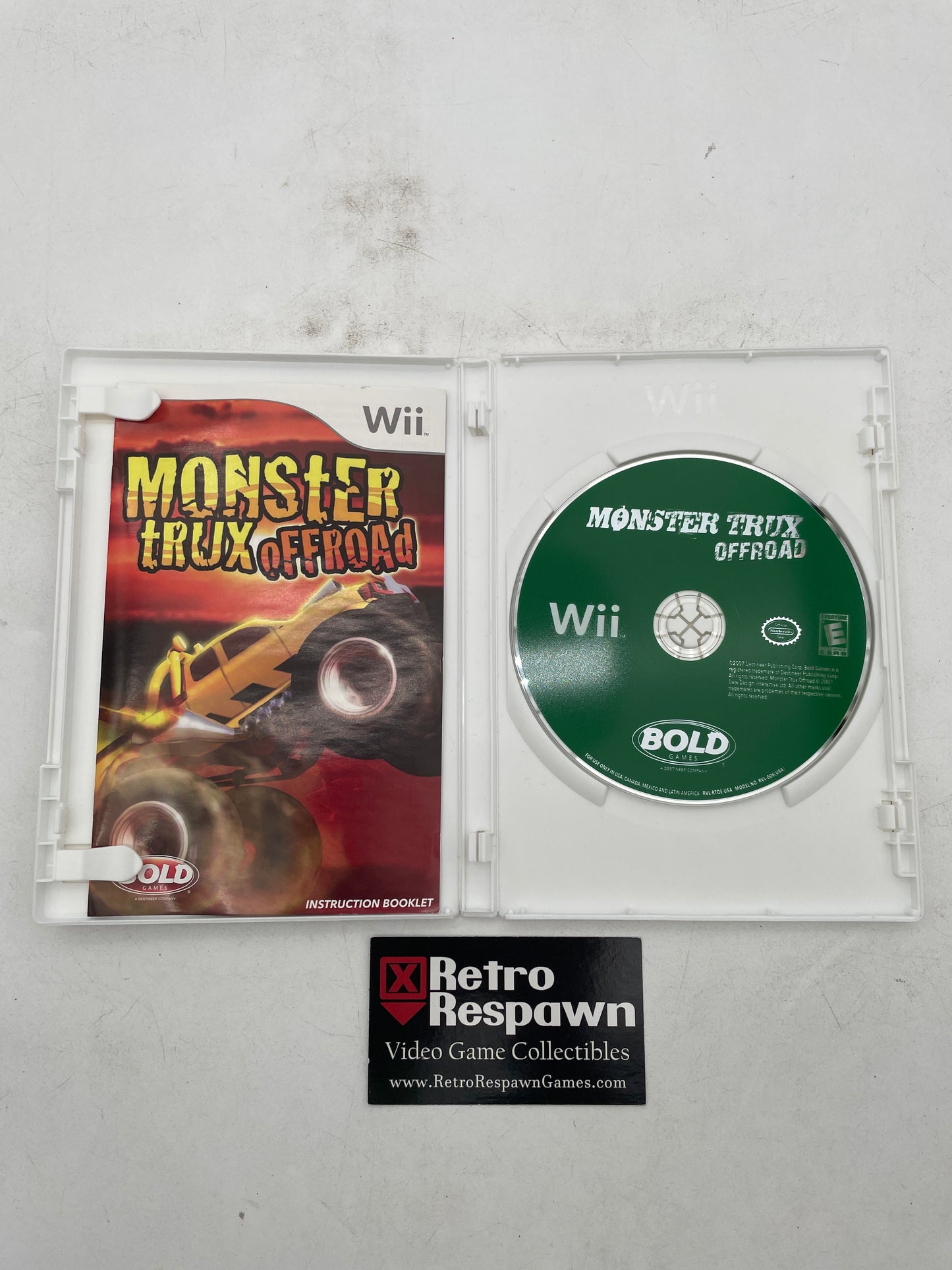 Monster Trux Offroad - Wii (Complete)