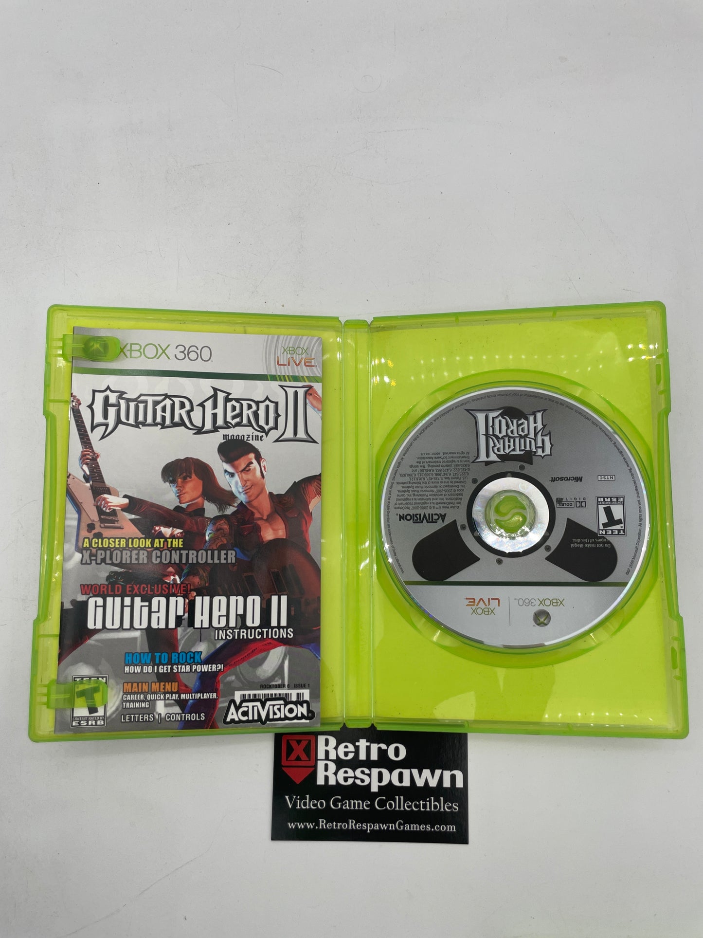 Guitar Hero II - Xbox 360 (Complete)