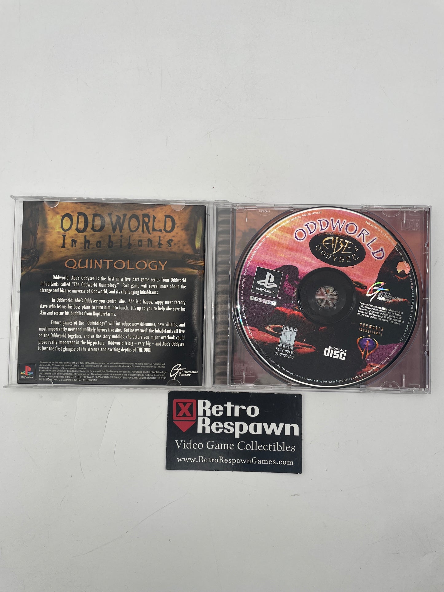 Oddworld Abe's Oddysee - Playstation (Complete)