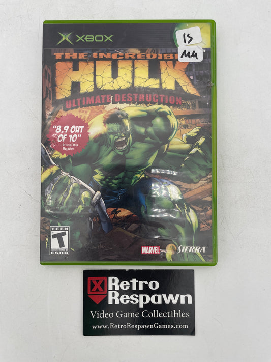 The Incredible Hulk Ultimate Destruction - Xbox (Missing Manual)