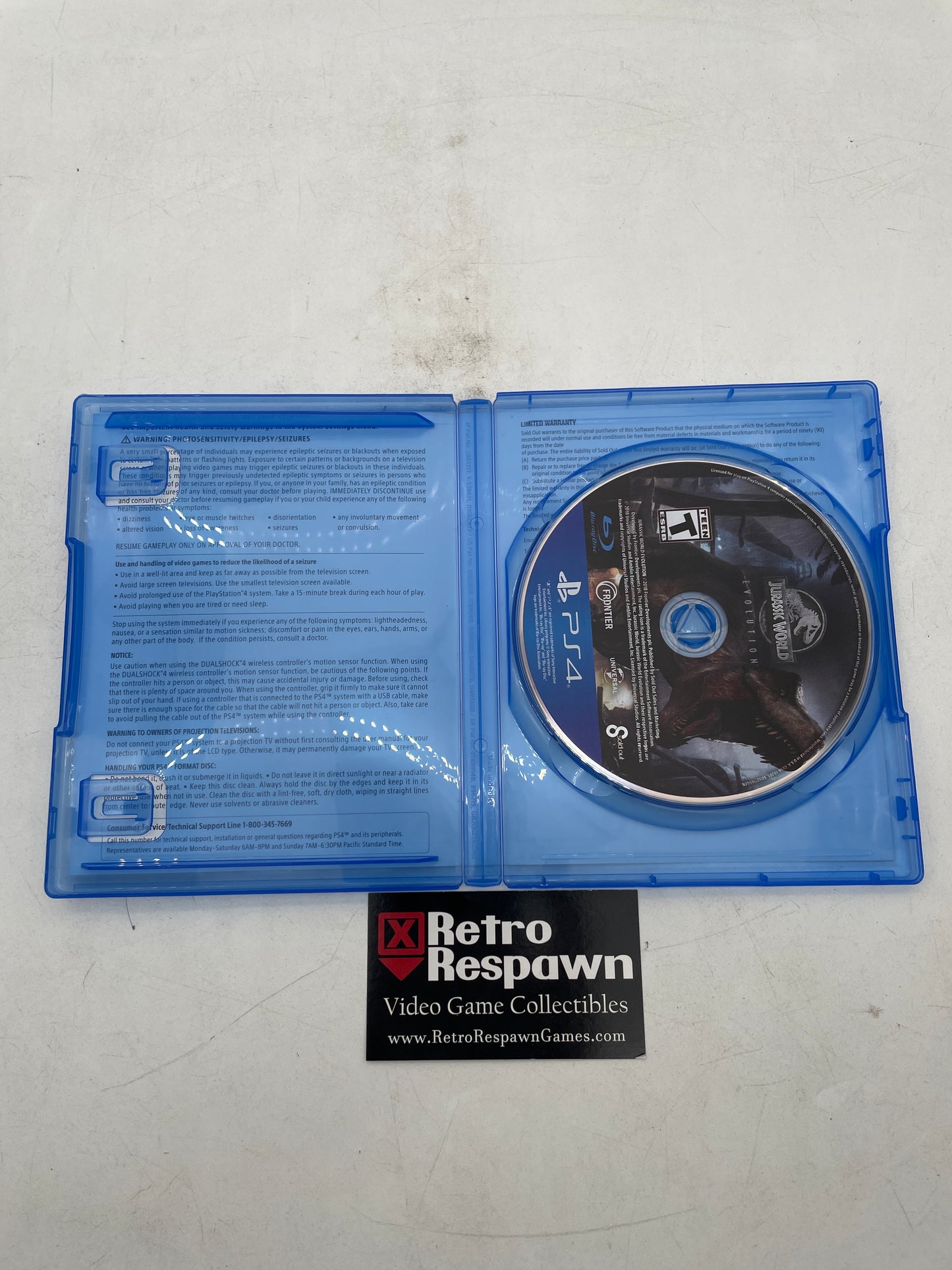 Jurassic World Evolution - Playstation 4 (Complete)