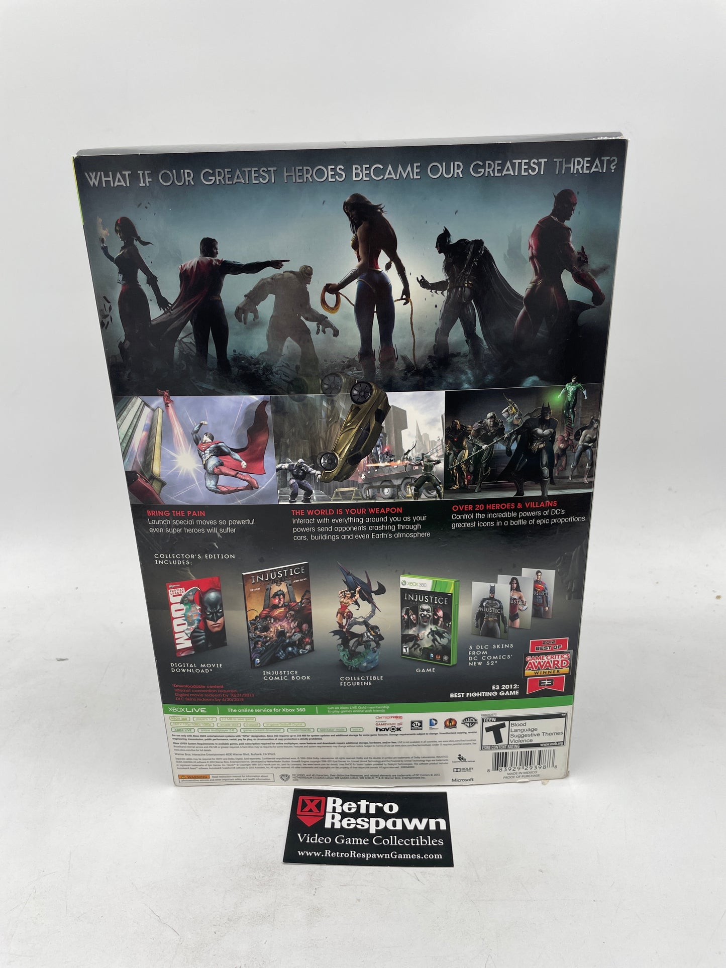 Injustice: Gods Among Us Collector's Edition - Xbox 360 (Complete)