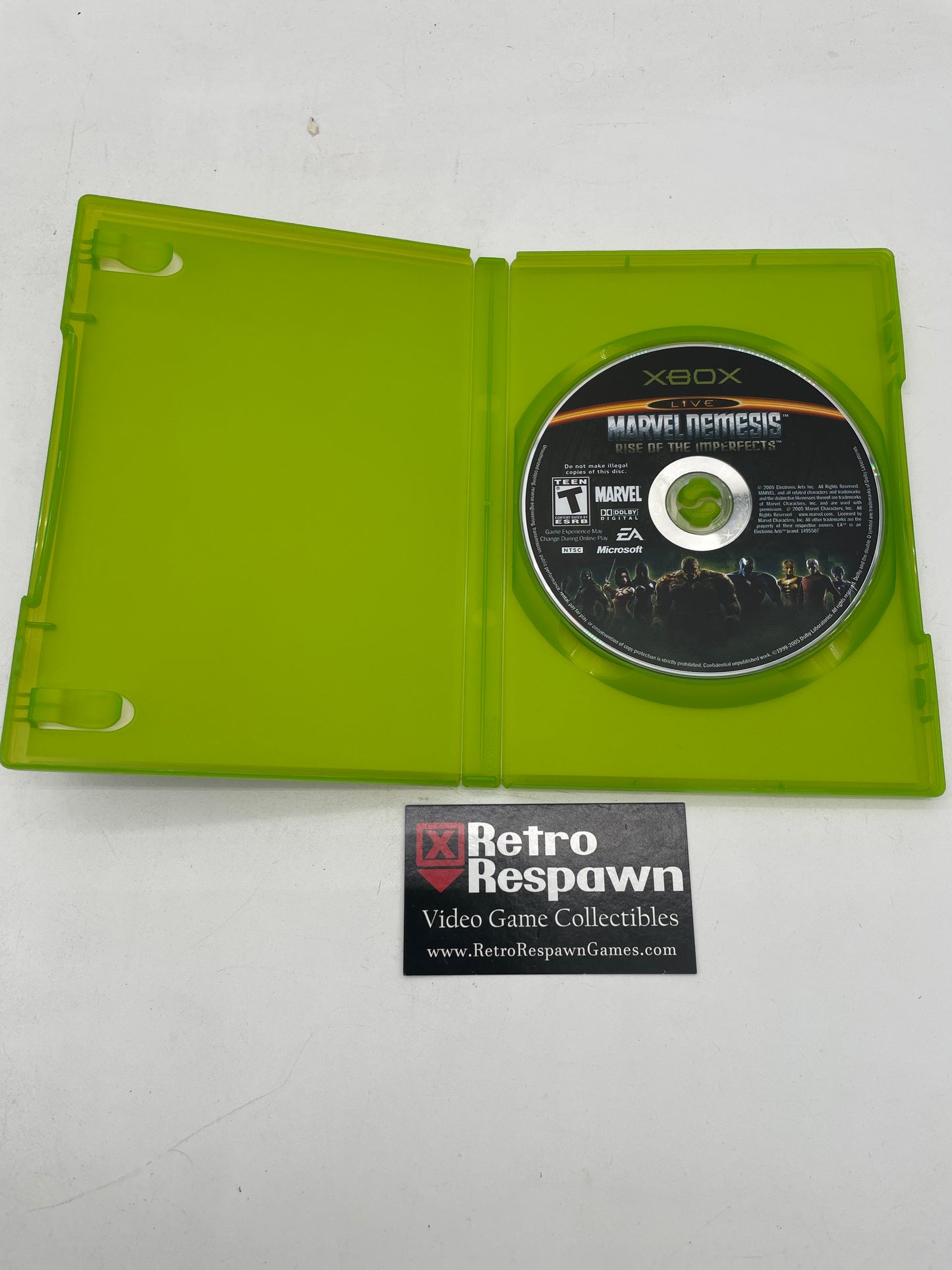Marvel Nemesis Rise of the Imperfects - Xbox (Missing Manual)
