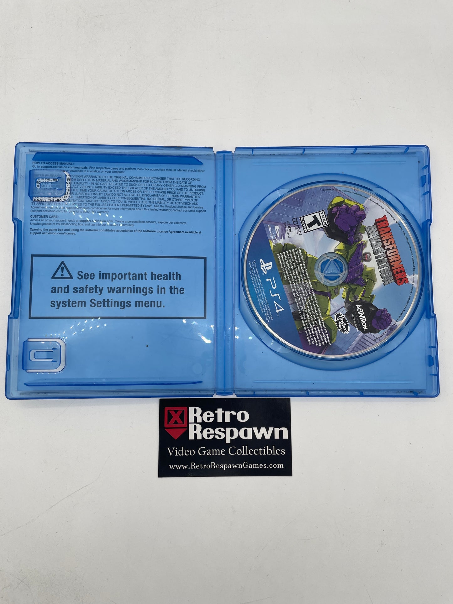 Transformers: Devastation - Playstation 4 (Missing Manual)