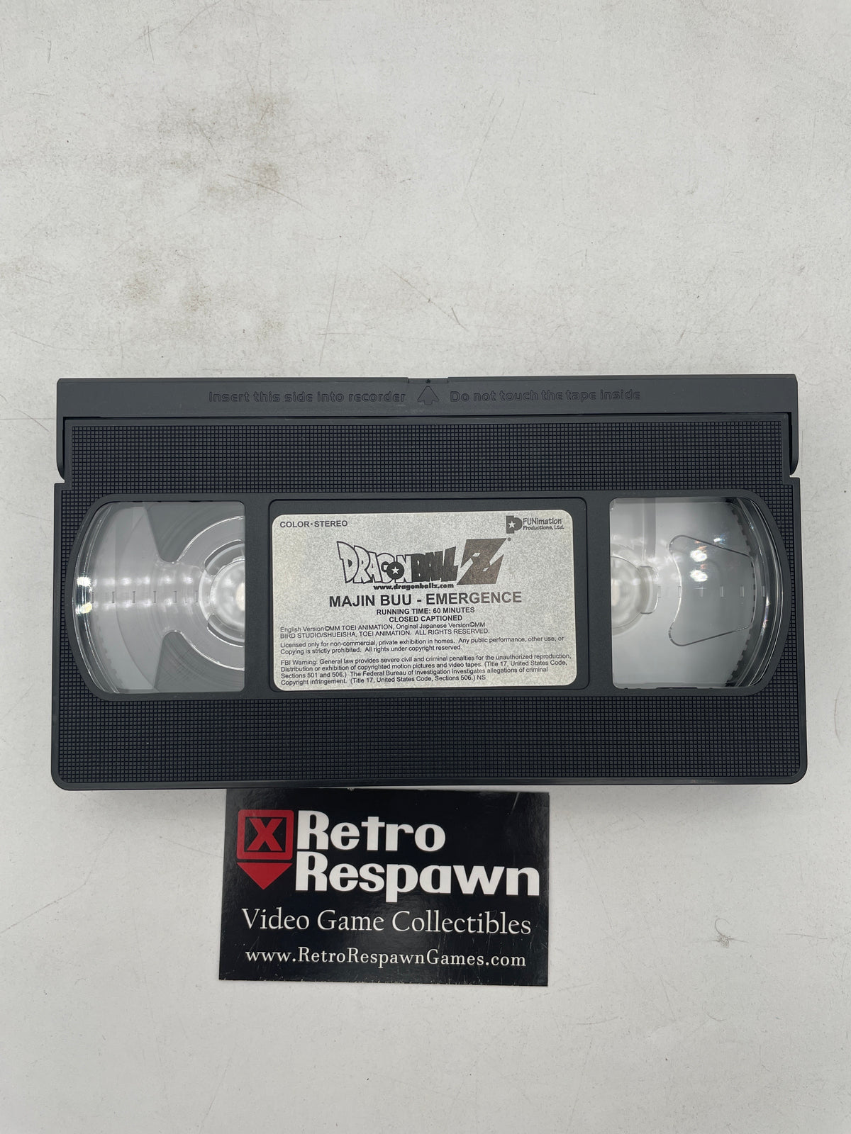 Dragonball Z Majin Buu Emergence - VHS (Complete)