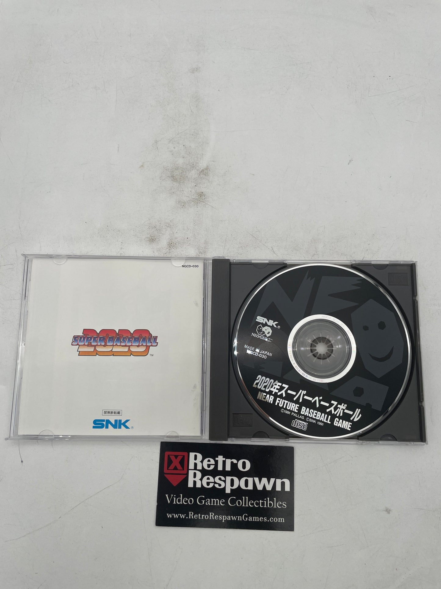 2020 Super Baseball - JP Neo Geo CD (Complete)