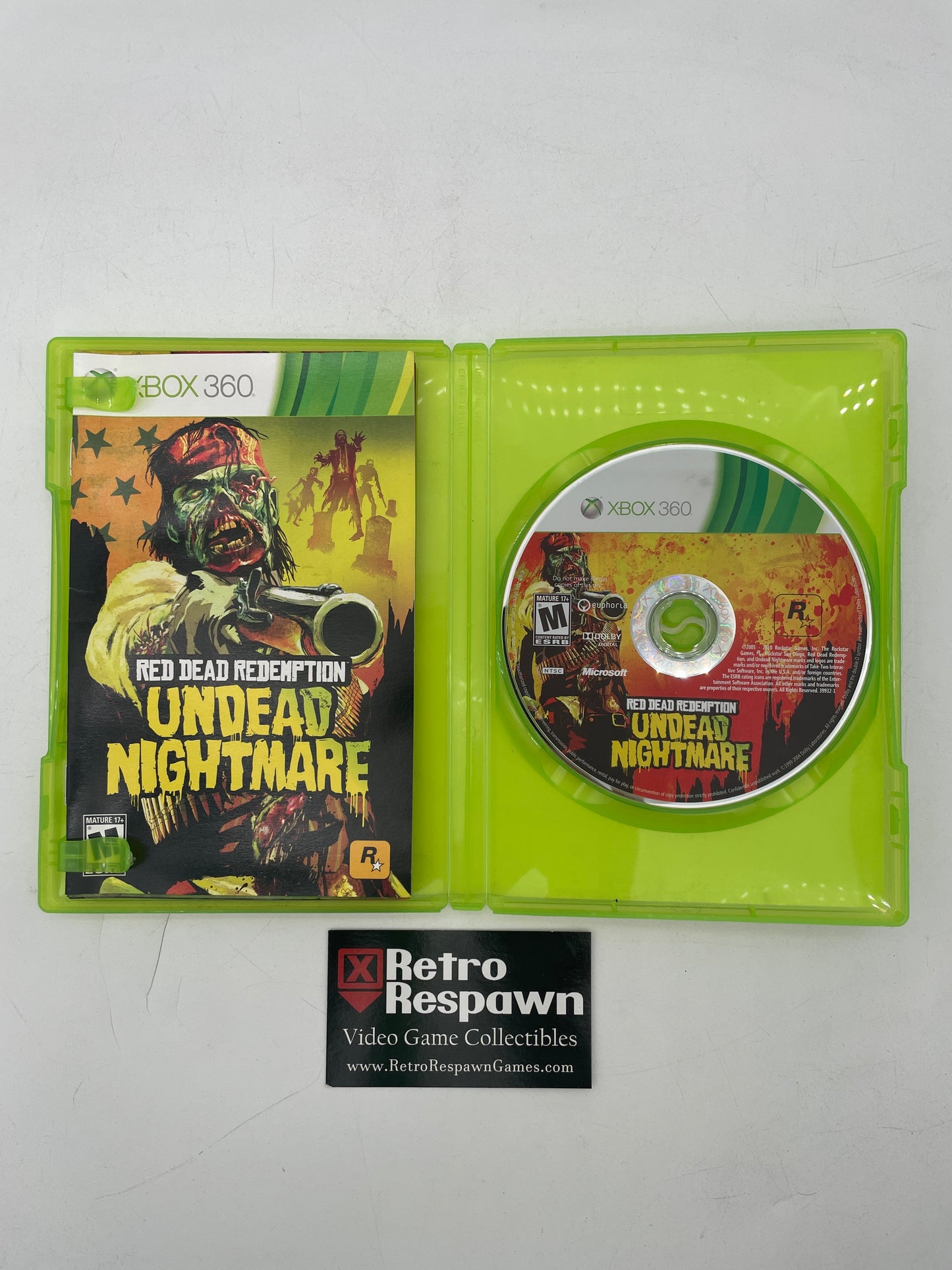 Red Dead Redemption Undead Nightmare - Xbox 360 (Complete w/Poster)