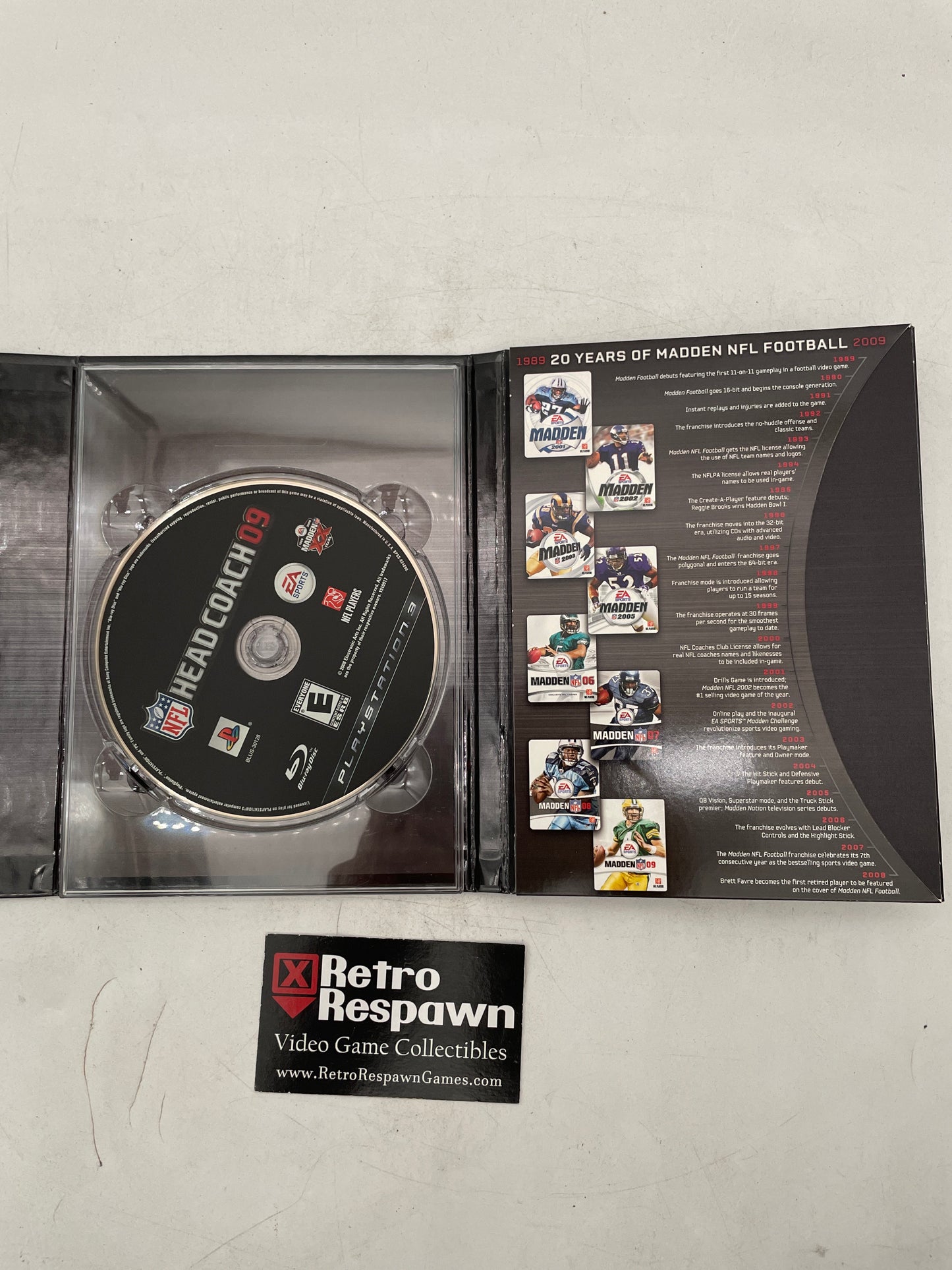 Madden 2009 20th Anniversary Edition - Playstation 3 (Complete)