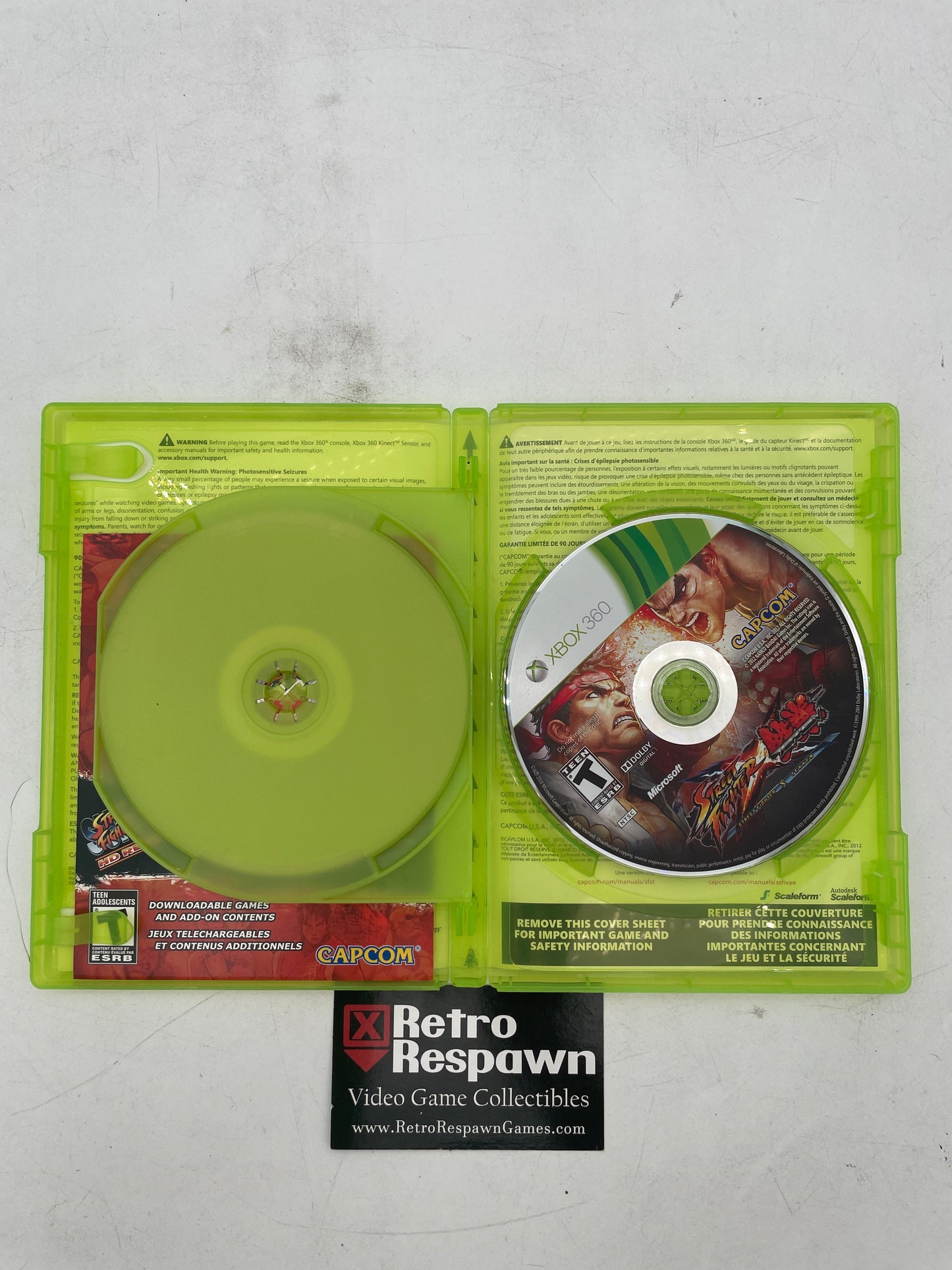 Street Fighter x Tekken / Super Street Fighter IV - Xbox 360 (Complete)