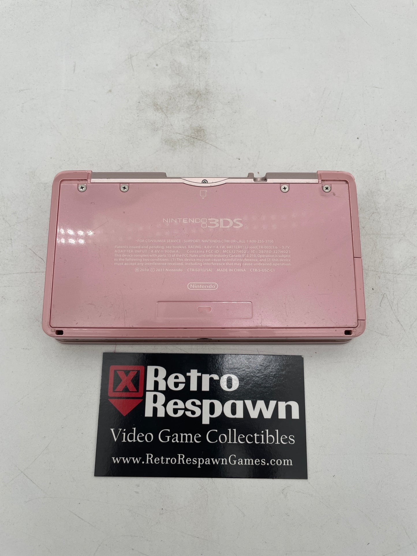 Nintendo 3DS Pearl Pink - Nintendo 3DS (Console + Charger)