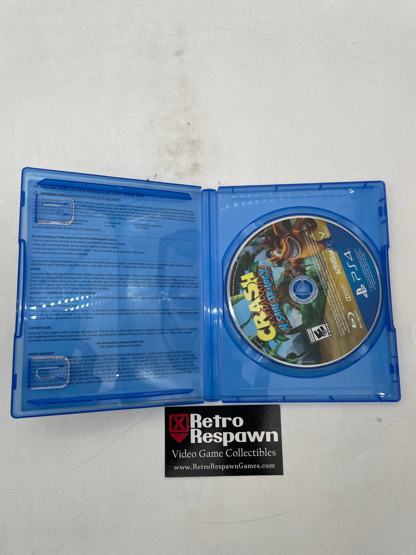 Crash Bandicoot N. Sane Trilogy - Playstation 4 (Complete)