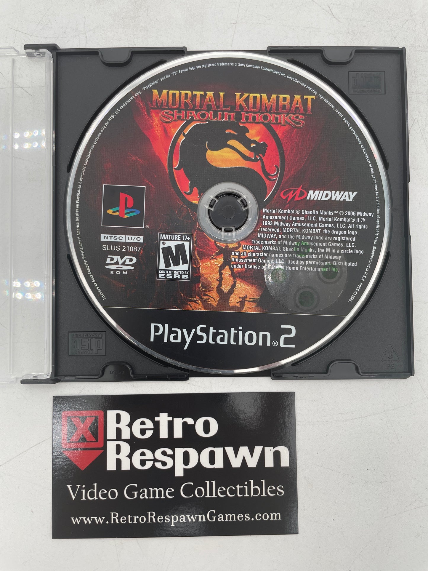 Mortal Kombat Shaolin Monks - Playstation 2 (Game Only)