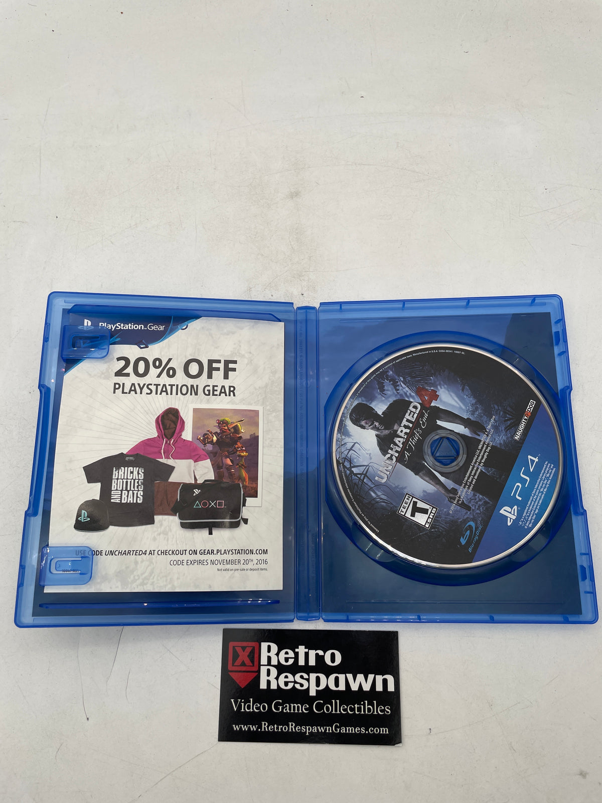 Uncharted 4 A Thief's End - Playstation 4 (Complete)