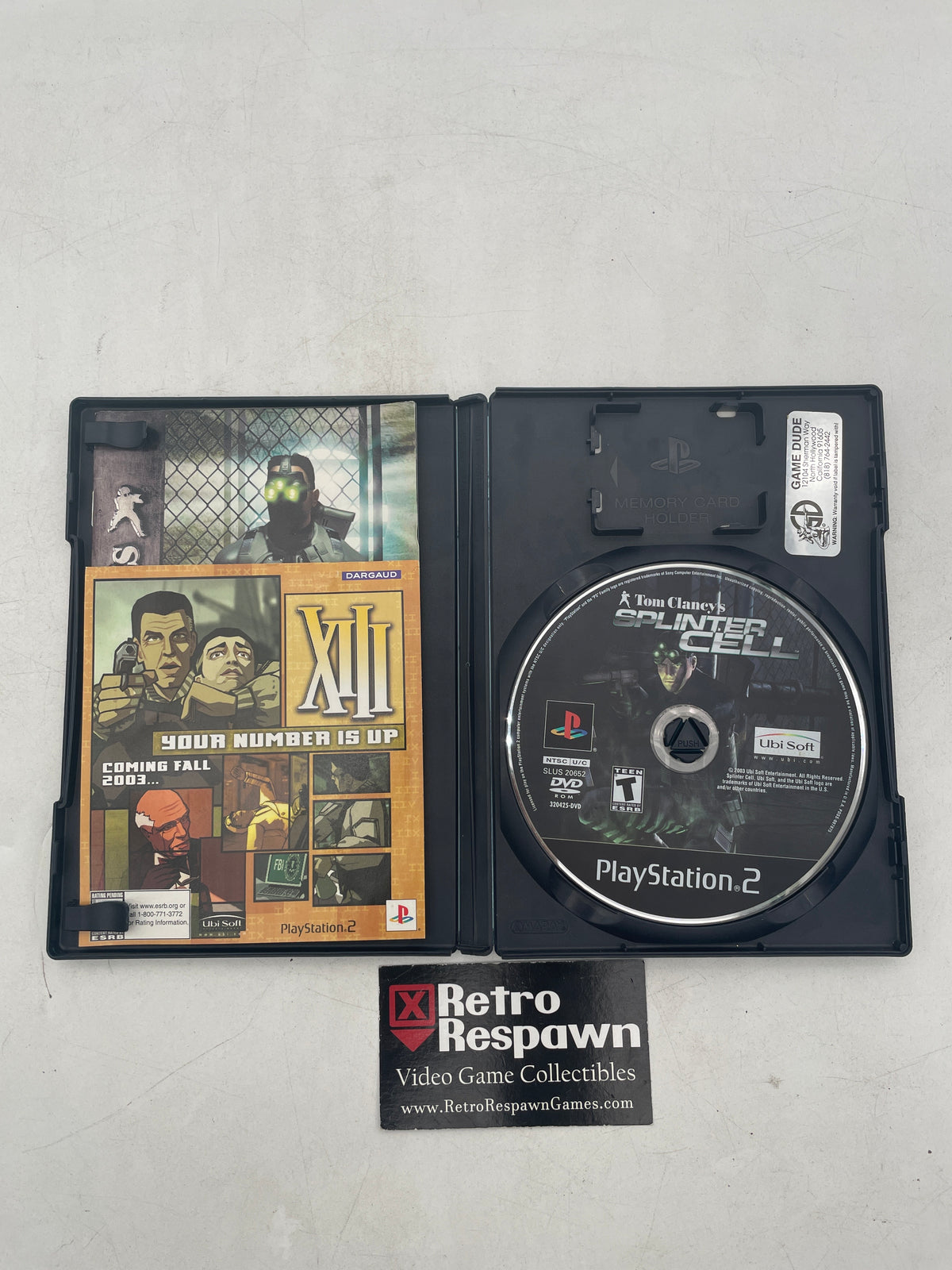 Splinter Cell - Playstation 2 (Complete)