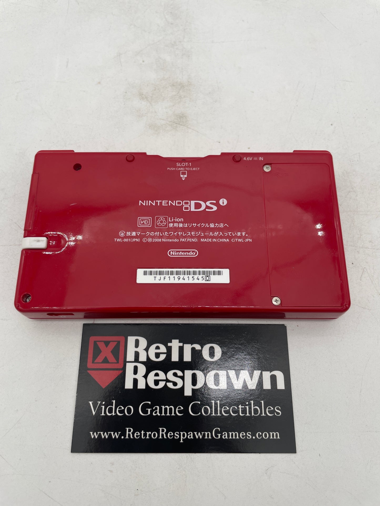 Modded Nintendo DSi Red System - JP Nintendo DS (Console+Charger)
