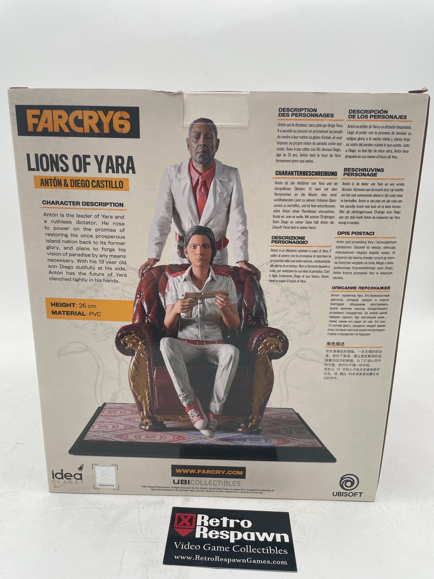 Far Cry 6 Lions of Yara Antón & Diego Castillo Statue (Complete)