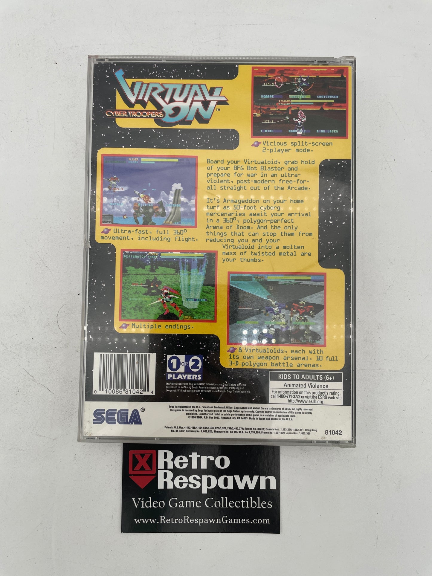Virtual-On Cyber Troopers - Sega Saturn (Complete)