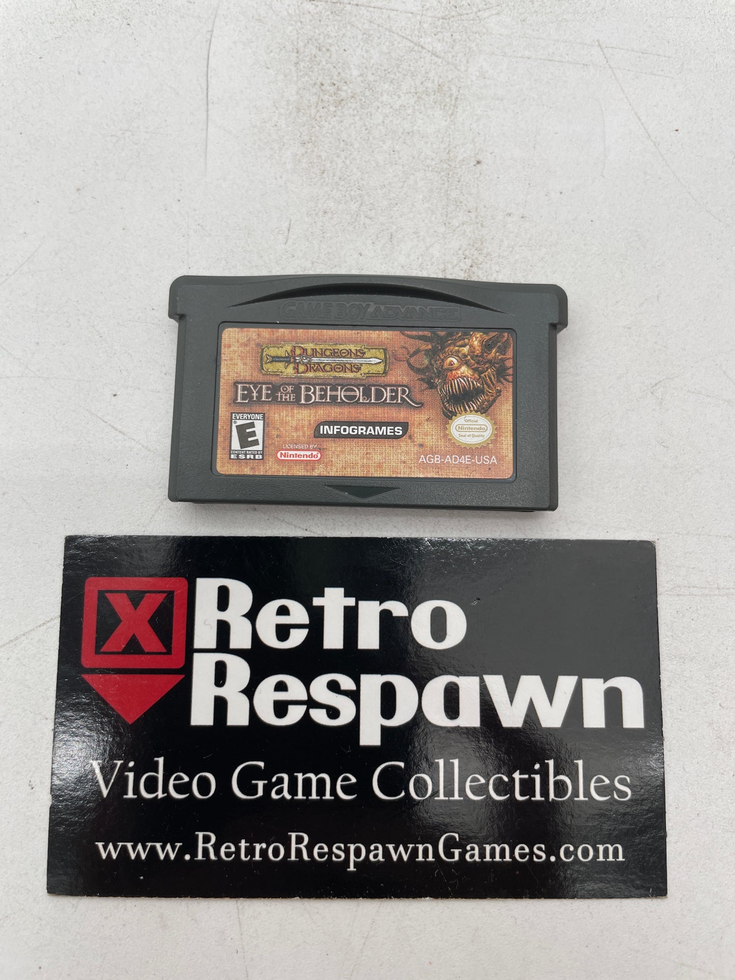 Dungeons & Dragons Eye of the Beholder - GameBoy Advance (Game Only)