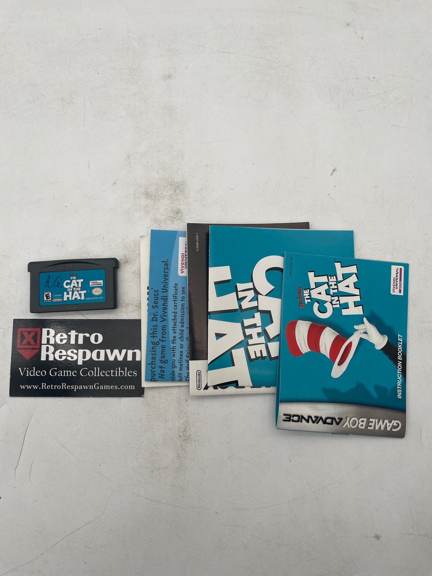 The Cat in the Hat - GameBoy Advance (Complete)
