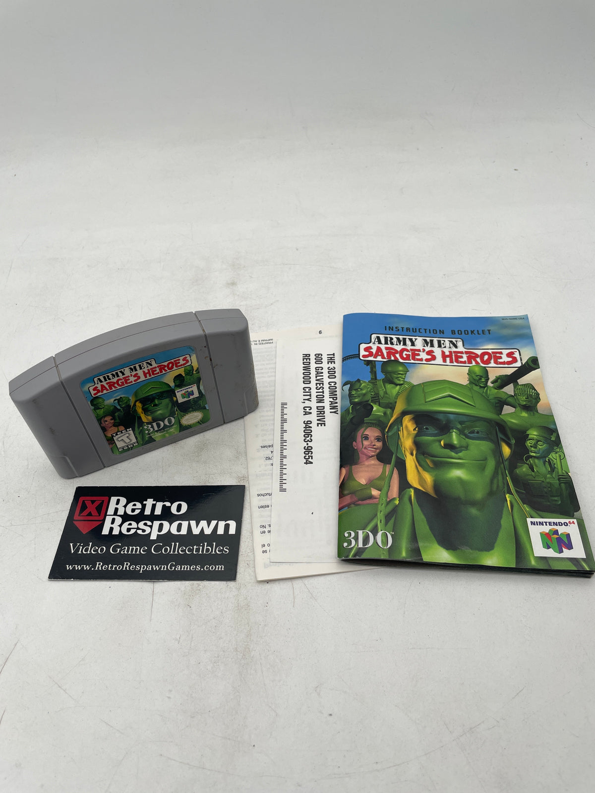 Army Men Sarge's Heroes - Nintendo 64 (Complete)