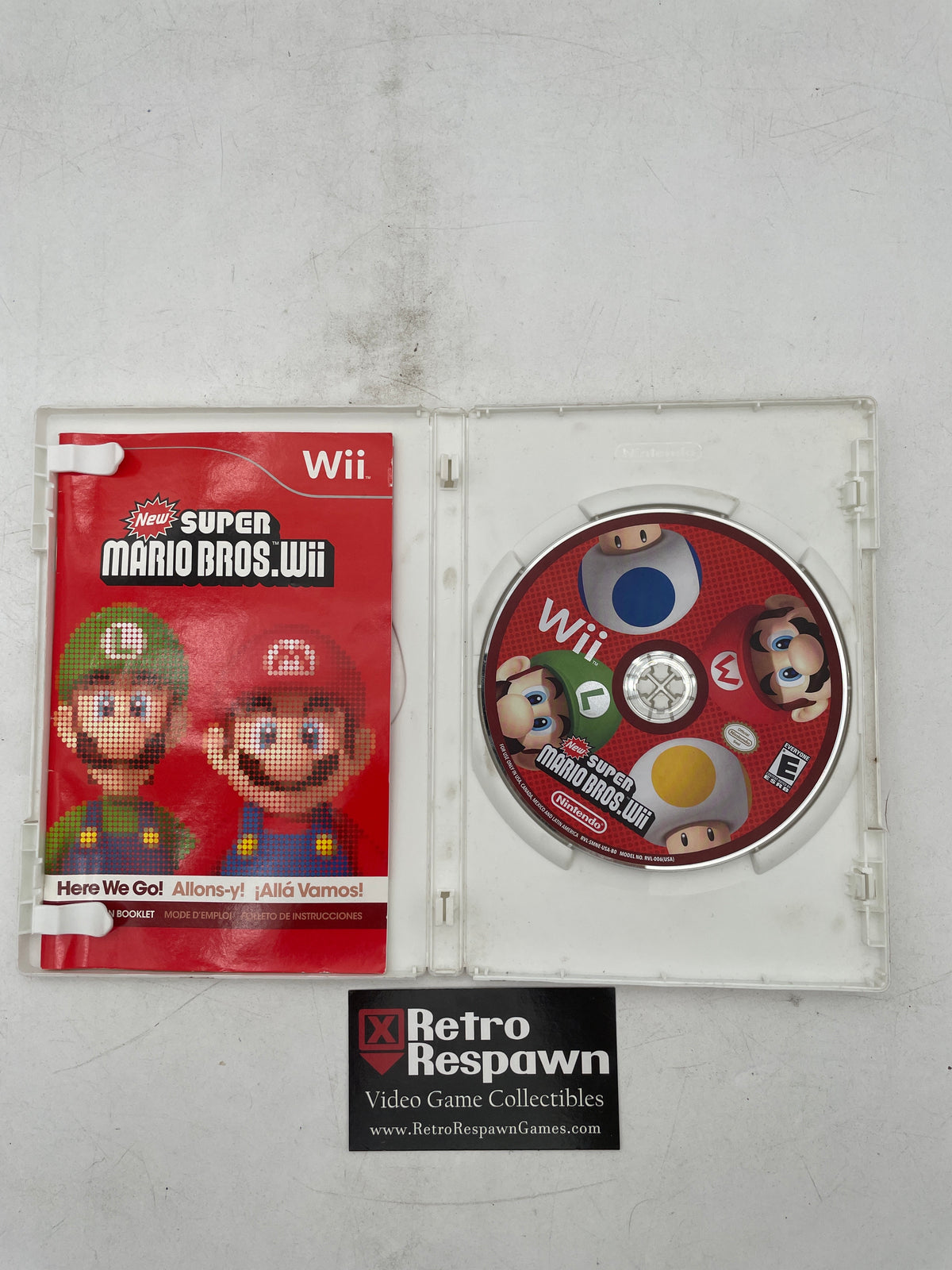 New Super Mario Bros. Wii - Wii (Complete)
