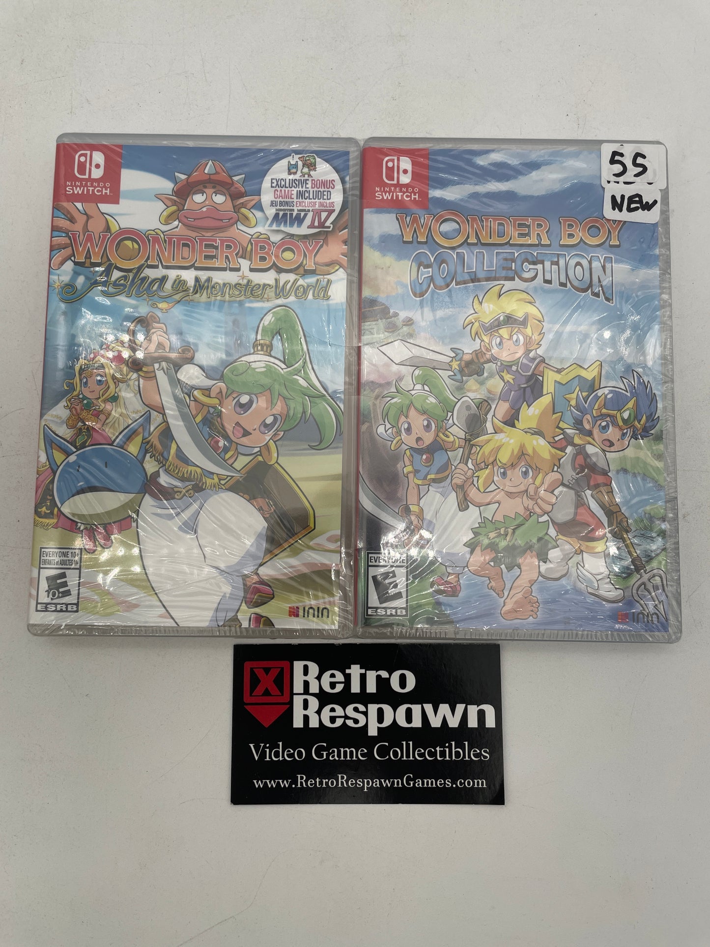 Wonder Boy - Asha In Monster World & Wonder Boy Collection - Nintendo Switch (Sealed)