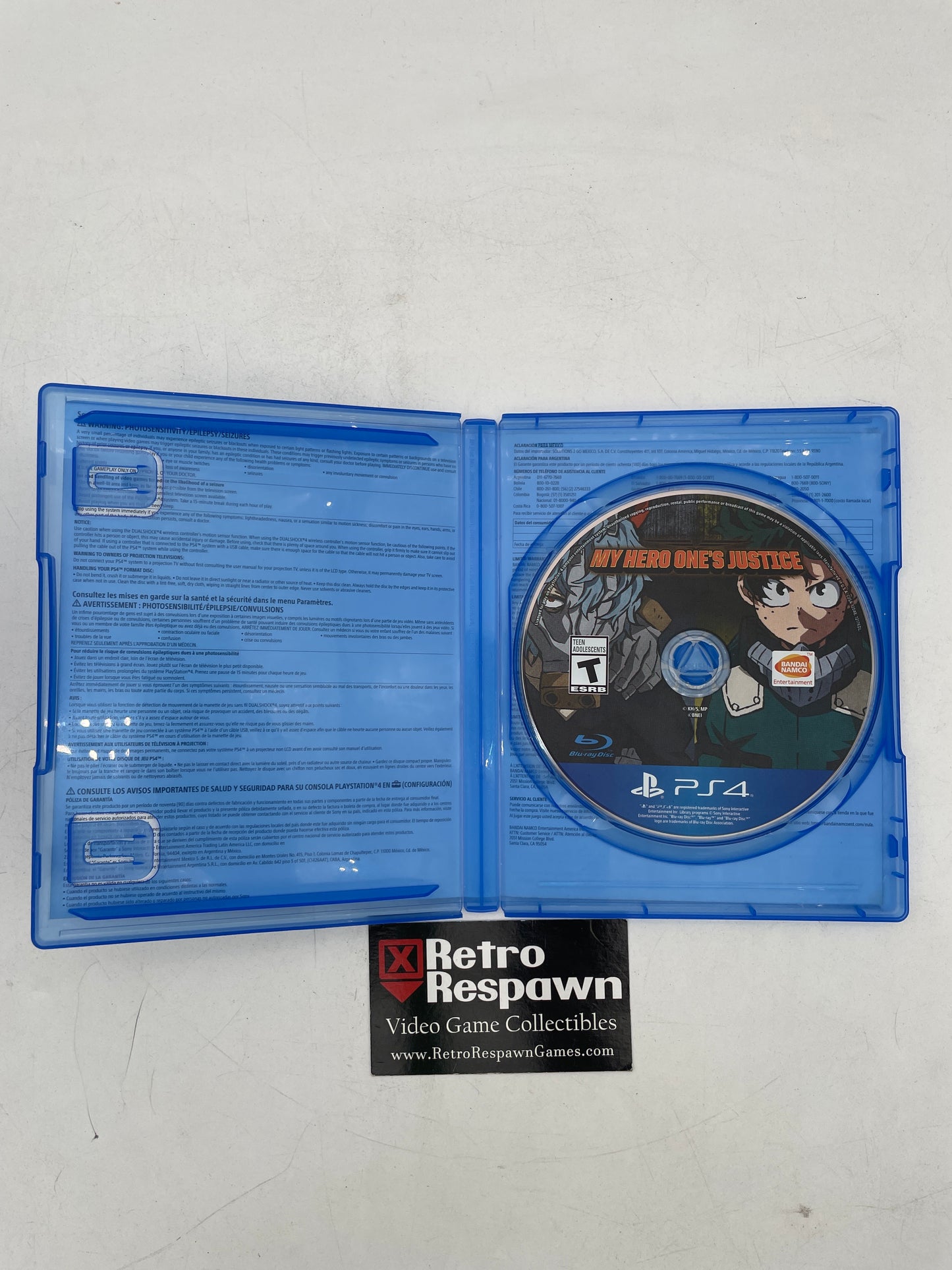 My Hero One's Justice - Playstation 4 (Complete)
